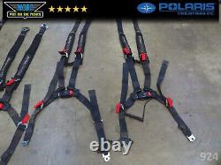 Polaris Rzr Sub Zero Utv Seat Belts 4 Point Click Harnesses Front Rear Set