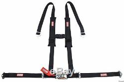 Polaris Rzr Xp 1000 2 Seat Belt Harness Utv Atv Race Harness Latch Type Black