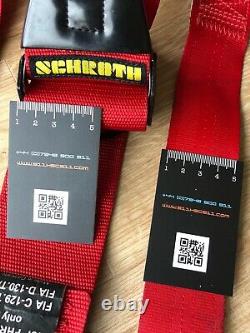 Porsche 911 GT3 GT2 991 Schroth 6 point harness seat belt Cayman GT4 718 turbo