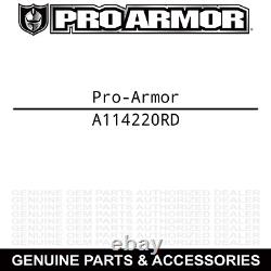 Pro Armor 4 Point Harness 2 Seat Belt for Polaris Can-Am Kawasaki Red 2PK