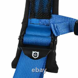 Pro Armor BLUE Seat Belt Safety Harness 4 Point for Honda John Deere Kubota ATV