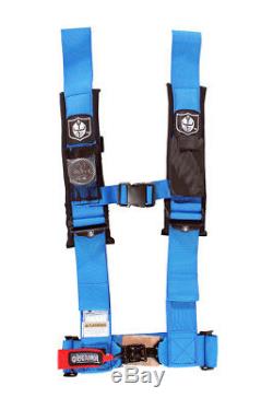 Pro Armor Seat Belt Harness 4 Point 3 Padded Blue Can Am Maverick X3 2017+