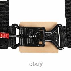 Pro Armor Seat Belt Harness 4 Point 3 Padded Polaris RZR XP / S /4 /1000 BLACK