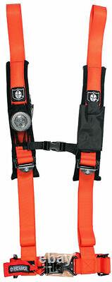 Pro Armor Seat Belt Safety Harness 4PT for Honda /John Deere /Kubota ATV ORANGE
