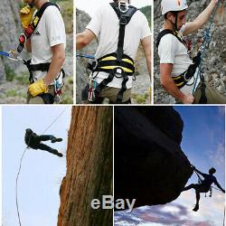 Profession Full Body Safety Rock Climbing Arborist Rappelling Harness Seat Belt