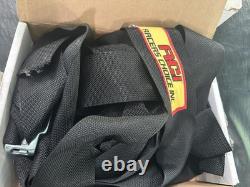 RCI Vintage Racing Car Seat Covers (black/yellow) /w Harness Seat Belts