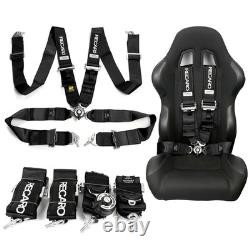 RECARO 4/5/6 Point 3 Racing Seat Belt Quick Release Seatbelt Snap-On Harness