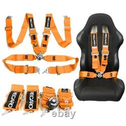 RECARO 4/5/6 Point 3 Racing Seat Belt Quick Release Seatbelt Snap-On Harness