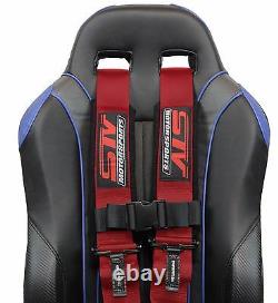 RED 4 point Racing Harness Seat Belts Razor RZR UTV Buggy Off-Road