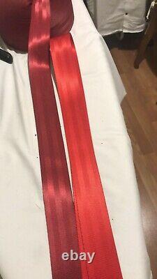 RED/BLUE/YELLOW Seat Belts Peugeot/Citroen AX 205 106 GTI rallye Saxo CUP VTS