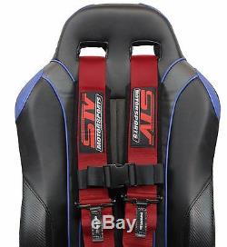 RED Custom 4 Point Shoulder Harness Racing Seat Belts SFI 1 Set