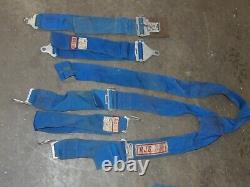 RJS Seat Belts Harnesses 5 point Blue Pair Shoulder Lap Racing Vintage 1994