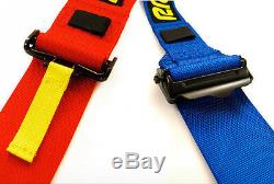 RRS Pro 4 FIA 4 Point Safety Harness Belts for sport seats WRC