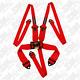 RW 5 Point SFI Latch & Link Harness With HANS 2/3inch Belts and Snap Hook Ends