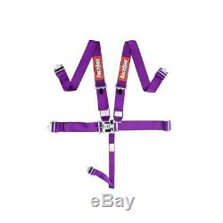 RaceQuip 711051 Purple Race Car Seat Belts 5pt SFI Safety Harness IMCA Razor RZR