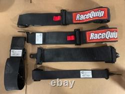 RaceQuip Black 5 Point Race Car Seat Belt 3 in. Lap and Shoulder 2 in. Sub SFI