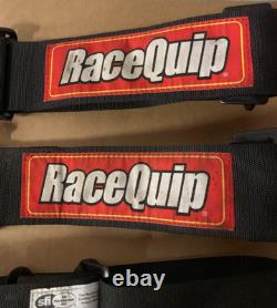 RaceQuip Black 5 Point Race Car Seat Belt 3 in. Lap and Shoulder 2 in. Sub SFI