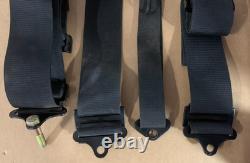 RaceQuip Black 5 Point Race Car Seat Belt 3 in. Lap and Shoulder 2 in. Sub SFI