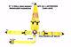 Race Harness Yellow Cam Lock 5 Point Seat Belt V Mount Signature Racerdirect