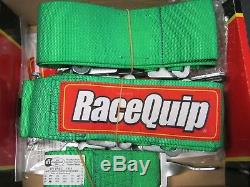 Racequip 5 Point Green Seat Belts 711071 Racing Harness IMCA razor rzr SFI IMCA
