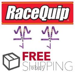 Racequip 5 Point Purple Seat Belts PAIR 711051 Racing Harness IMCA razor rzr