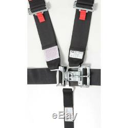 Racequip Black 5 point Racing Harness Seat Belts 2 Pair Razor Rzr Drag Race IMCA