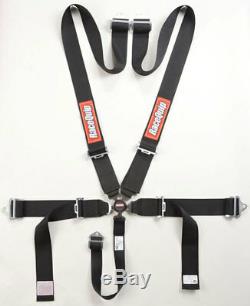 Racequip Camlock Harness Racing Seat Belts 5-point Sfi16.1 #741001 Racing Blk