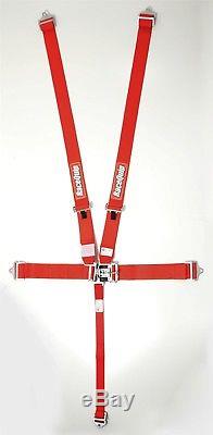 Racequip Red 5 point Racing Harness Seat Belts 711011 CURRENT DATES Razor Rzr
