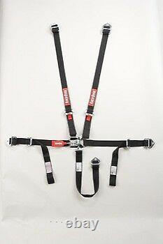 Racequip Seat Belt Harness 709009 Jr. Dragster / 1/4 Midget 2 Black 5pt Latch