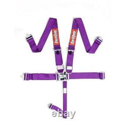 Racequip Seat Belt Harness 711051 3.000 Purple 5-Point Latch