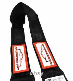 Racerdirect Dragster Racing Harness Seat Belt All Wrap Sfi 16.1 Black