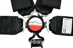 Racerdirect Dragster Racing Harness Seat Belt All Wrap Sfi 16.1 Black