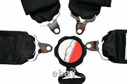 Racerdirect Dragster Racing Harness Seat Belt All Wrap Sfi 16.1 Black