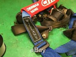 Racing Harness Willans Black Seat Belts Buckles Mazda RX7 FC3S 86-91