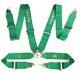 Racing Seat Belts Sport M-5108 4-points 3 Green Takata Replica Harness