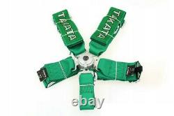 Racing Seat Belts Sport M-5116 5-points 3 Green Takata Replica Harness