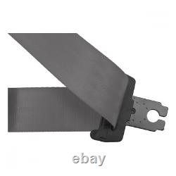 Rear Automatic Seat Belt For Hyundai Sonata Berlina 1988-1994 Grey