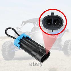 Red 3 4-Point Safety Harness with Bypass Override Plug for Most Can-Am UTVs