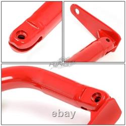 Red 49 Adjustable Mild Steel Safety Seat Belt Harness Bar with Support Rods