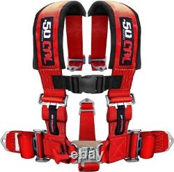 Red 5 Point 2 Safety Racing Harness seat belt Polaris UTV RZR XP1000 XP900