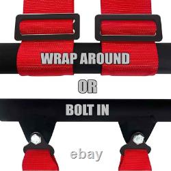 Red 5 Point 2 Safety Racing Harness seat belt Polaris UTV RZR XP1000 XP900