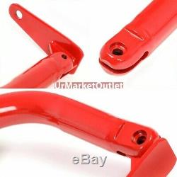 Red Mild Steel 49 Racing Safety Chassis Seat Belt Harness Bar/Across Tie Rod