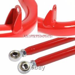 Red Mild Steel 49 Racing Safety Chassis Seat Belt Harness Bar/Across Tie Rod