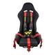Red Universal Heavy-Duty 5Point Camlock Quick Release Seat Belt Safety Harness