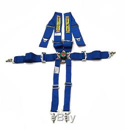 Redwood 6 Point 3 Seat Belt Safety Harness Road Rally Track Blue 1006-bl
