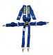 Redwood 6 Point 3 Seat Belt Safety Harness Road Rally Track Blue 1006-bl