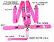 Rjs Racing Sfi 16.1 Cam Lock 5 Pt Seat Belt Harness Floor Mount Hot Pink 1034110