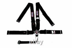 Rjs Racing Sfi 16.1 Cam Lock 5 Pt Wrap Seat Belt Floor Harness Black 1034301