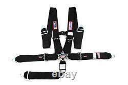 Rjs Sfi 16.1 Cam Lock 5 Pt Seat Belt Harness Chest Strap Bolt In Black