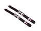 Road Rally Drag Racing Black 3 Wide Harness Seat Belts Pair Lh&rh